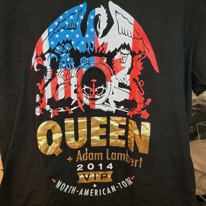 Queen w/Lambert VIP World Tour 2014 Tee - XL